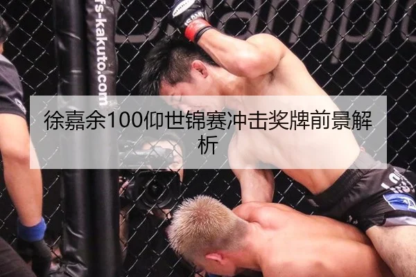 徐嘉余100仰世锦赛冲击奖牌前景解析